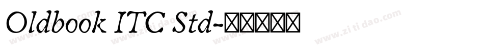 Oldbook ITC Std字体转换